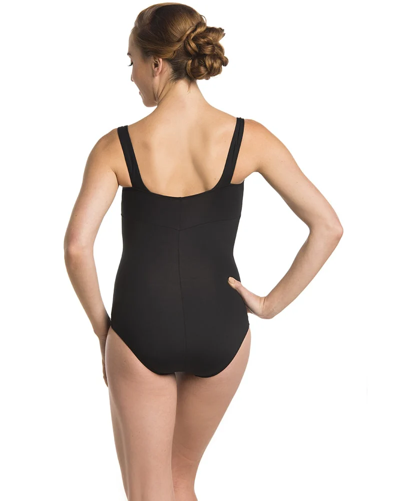 Ainsliewear Square Neck Seamed Tank Leotard - 102G Girls - Image 2
