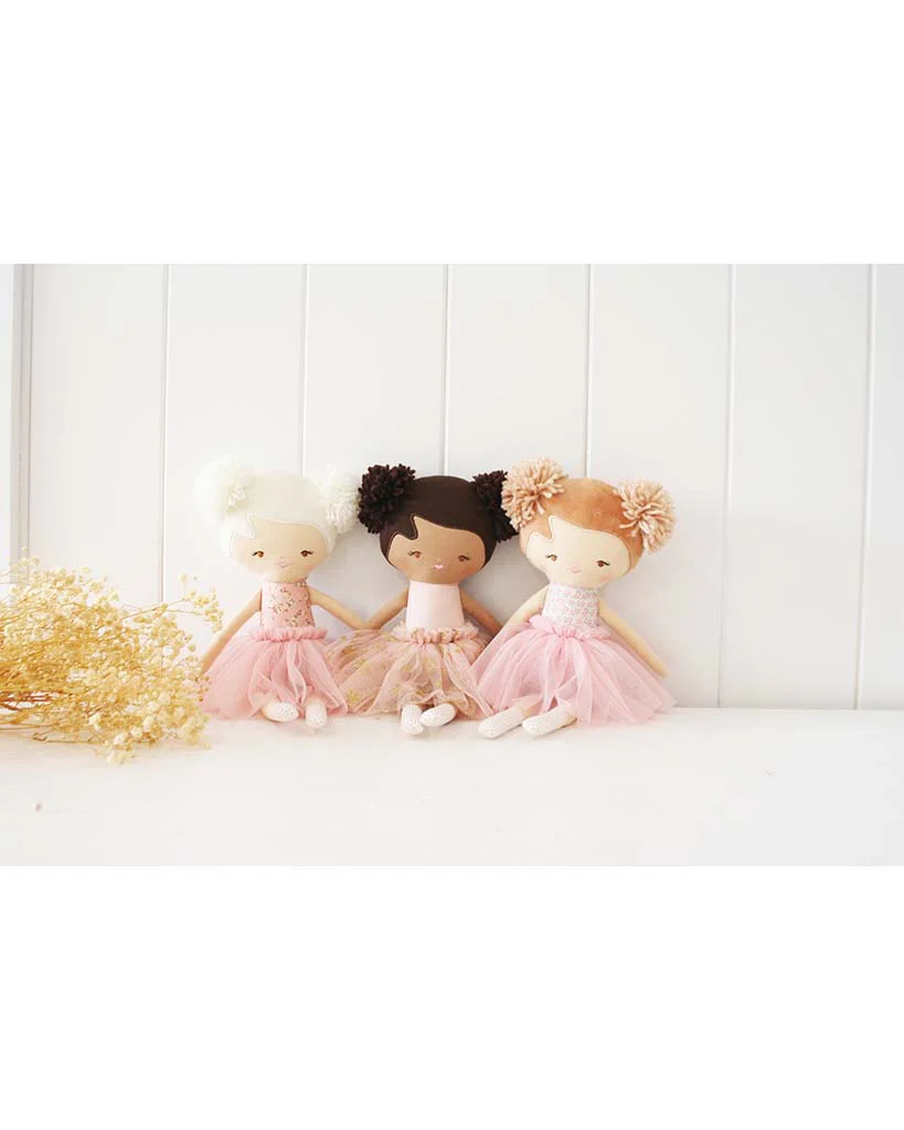 Alimrose Madison Ballet Plush Doll 36cm - Pink Gold Star - Image 2