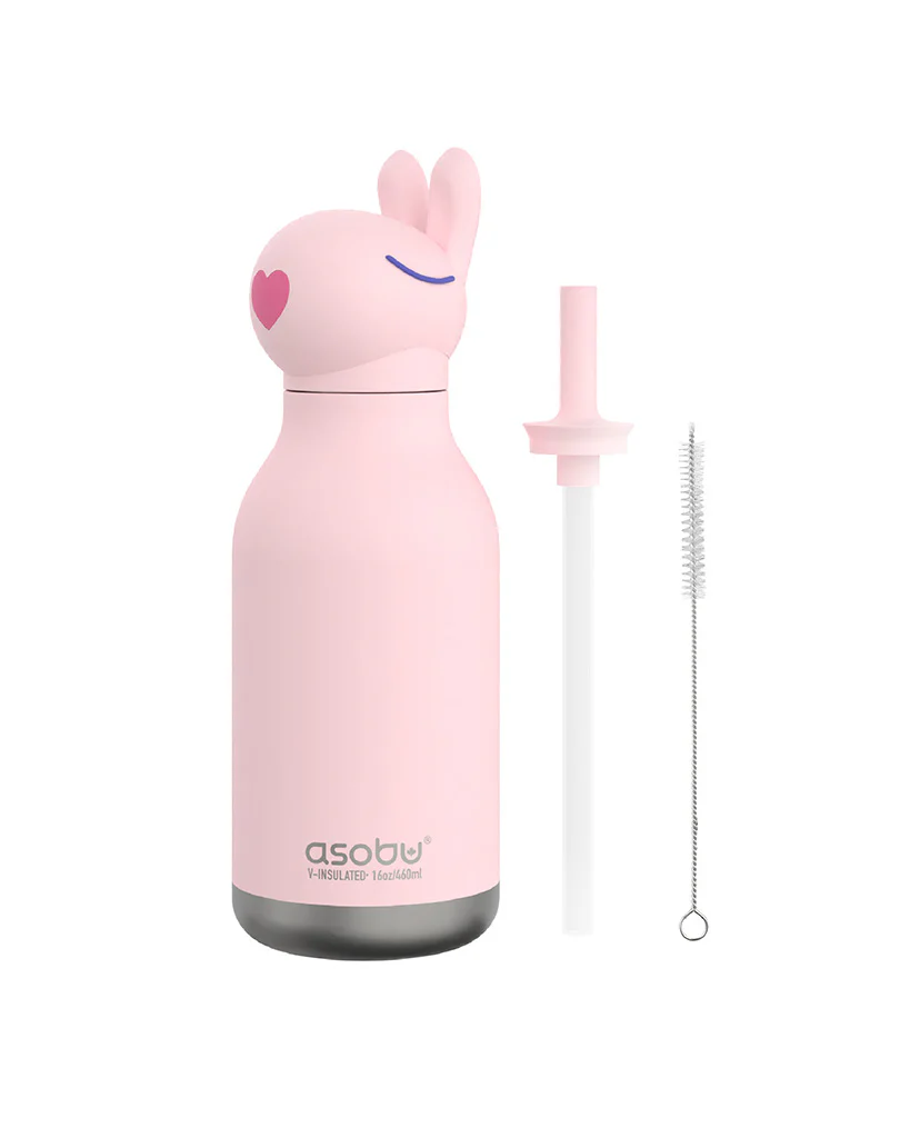 Asobu 16oz Bestie Insulated Stainless Steel Water Bottle - Bubbles the Bunny - Image 3