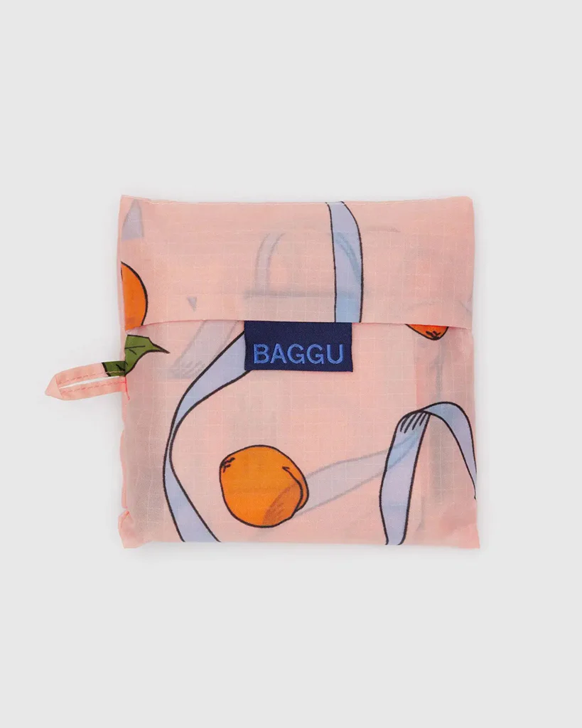 Baggu Reusable Bag - Apricots & Ribbons - Image 2