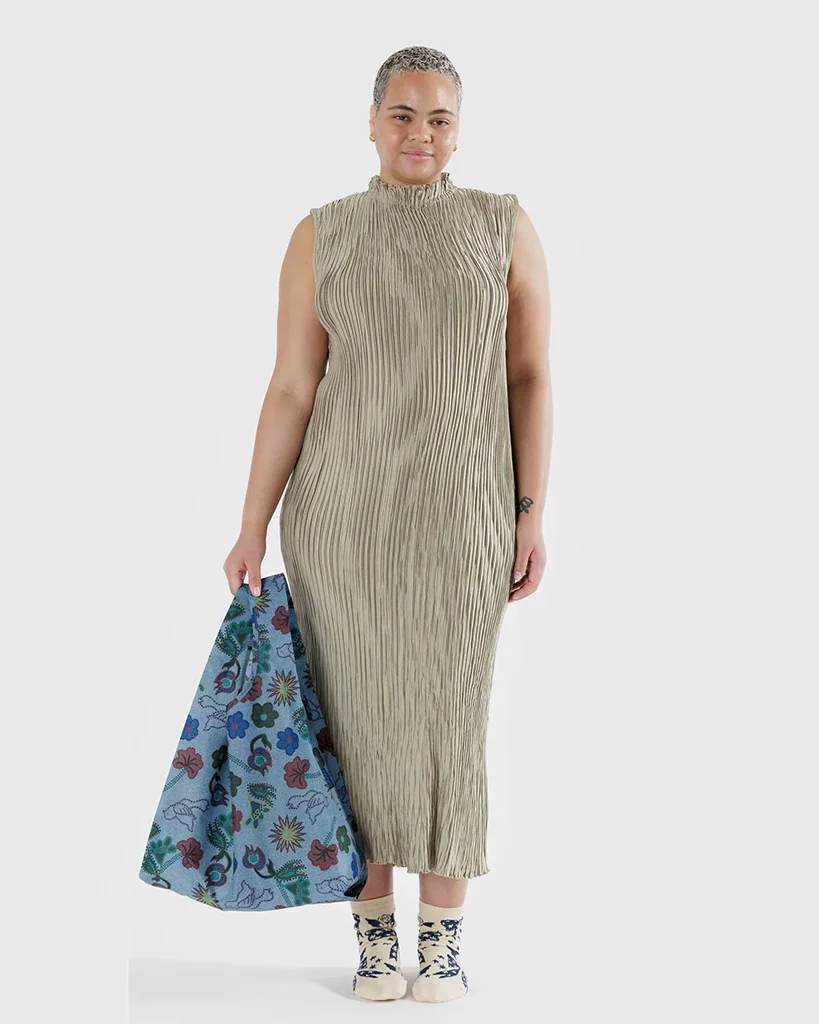 Baggu Reusable Bag - Digital Denim Birds - Image 2