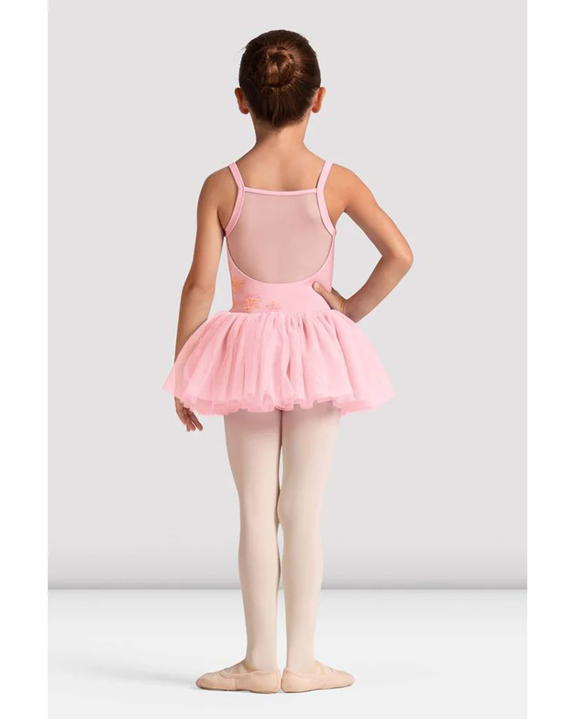 Bloch Anastasia Metallic Floral Mesh Back Camisole Tutu Ballet Dress - CL70008 Girls - Image 5