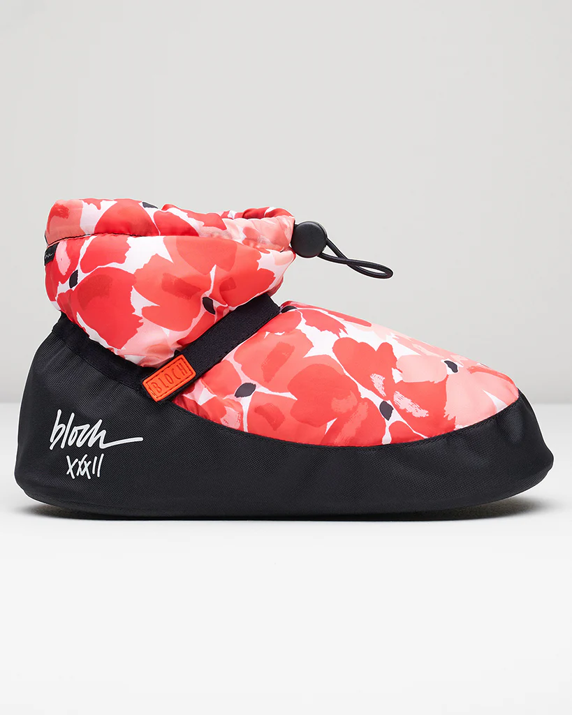 Bloch Ankle Warm Up Dance Booties - IM029P Womens/Mens - Hibiscus Print - Image 2