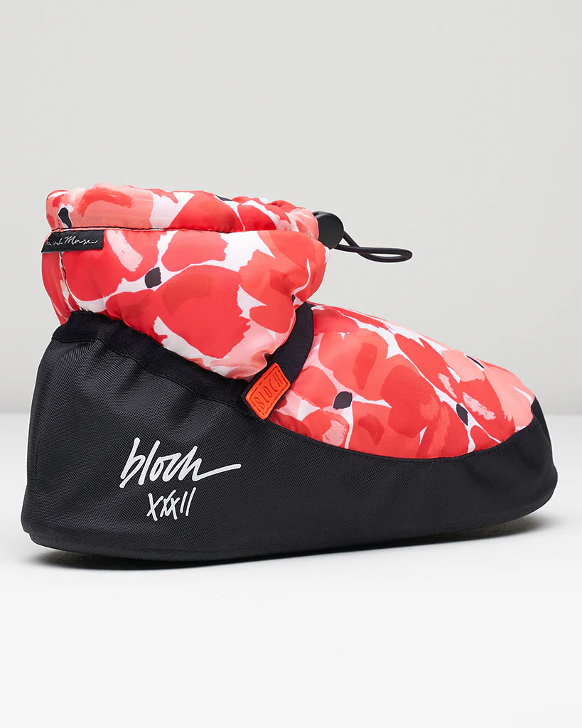 Bloch Ankle Warm Up Dance Booties - IM029P Womens/Mens - Hibiscus Print - Image 3