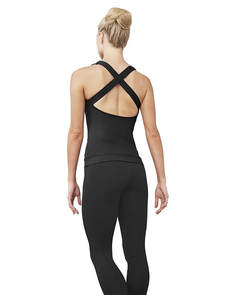 Bloch High Neck Cross Back Tank Top - FT5140 Womens - Image 2