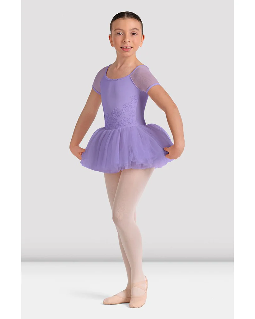 Bloch Lucy Scoop Neck Floral Embroidered Tutu Ballet Dress - CL20002 Girls - Image 4