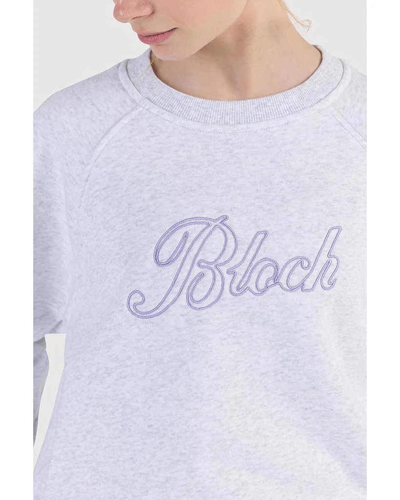 Bloch Off Duty Terry Crew Sweatshirt - JLW5012 Womens - Image 2