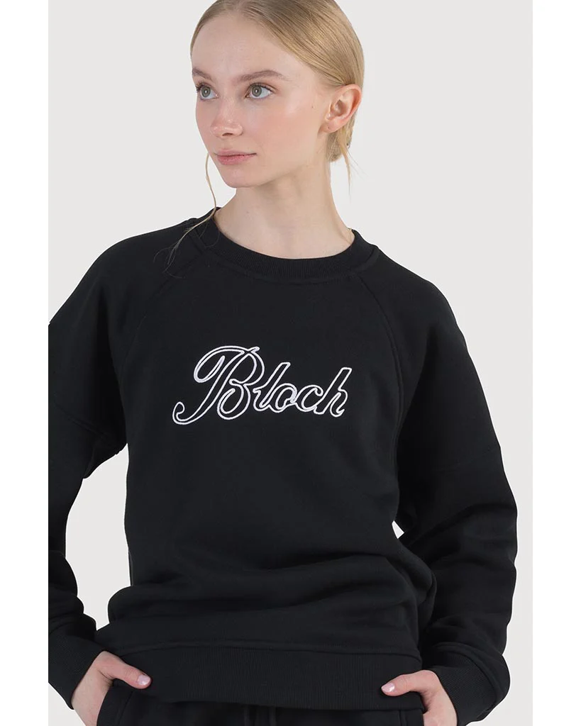 Bloch Off Duty Terry Crew Sweatshirt - JLW5012 Womens - Image 4