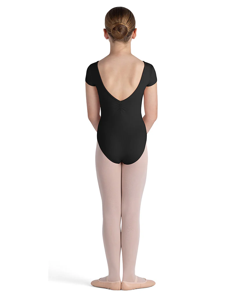 Bloch Ballet Core Piper Pinch Front Cap Sleeve Leotard - CL4262 Girls - Image 2
