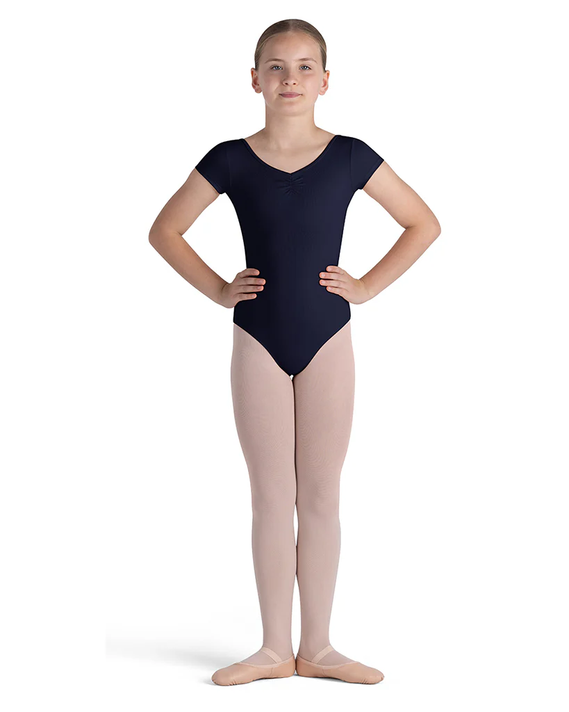 Bloch Ballet Core Piper Pinch Front Cap Sleeve Leotard - CL4262 Girls - Image 3
