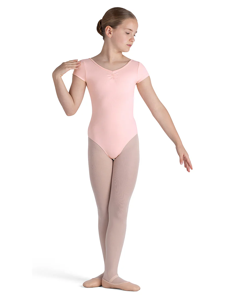 Bloch Ballet Core Piper Pinch Front Cap Sleeve Leotard - CL4262 Girls - Image 5