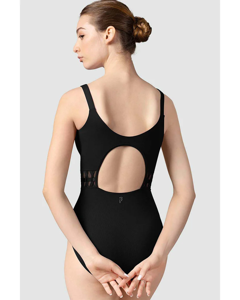 Bloch Phillipa Scoop Neck Open Back Weave Detail Tank Leotard - L9247 Womens - Image 2
