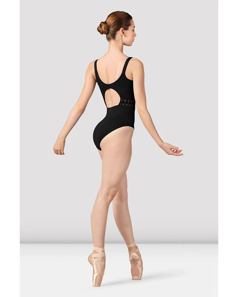 Bloch Phillipa Scoop Neck Open Back Weave Detail Tank Leotard - L9247 Womens - Image 3