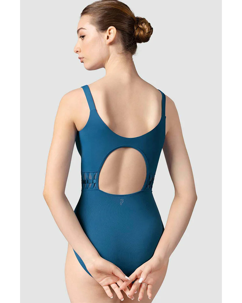 Bloch Phillipa Scoop Neck Open Back Weave Detail Tank Leotard - L9247 Womens - Image 5