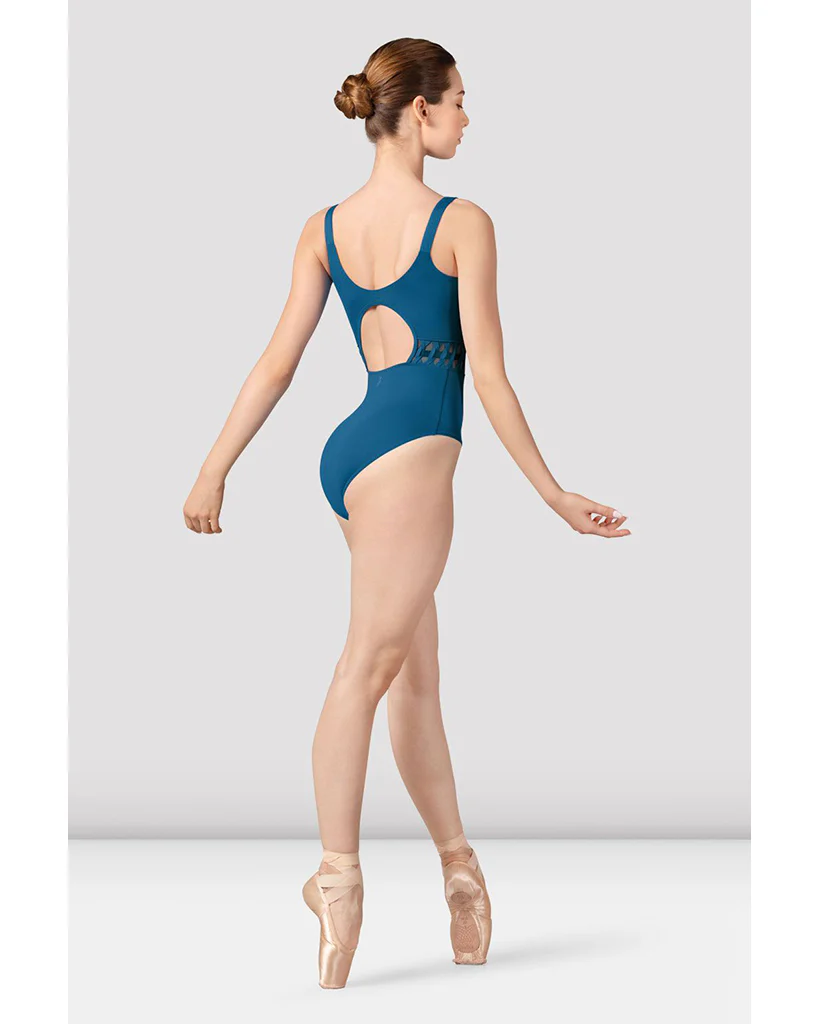 Bloch Phillipa Scoop Neck Open Back Weave Detail Tank Leotard - L9247 Womens - Image 6