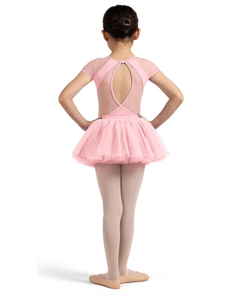 Bloch Tulip High Neck Mesh Embroidered Tutu Ballet Dress - CL4232 Girls - Image 2
