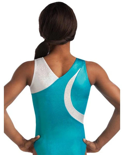 GK Elite Sparkle Gymnastic Tank Leotard - 3696 Womens - Boomerang Print - Image 2