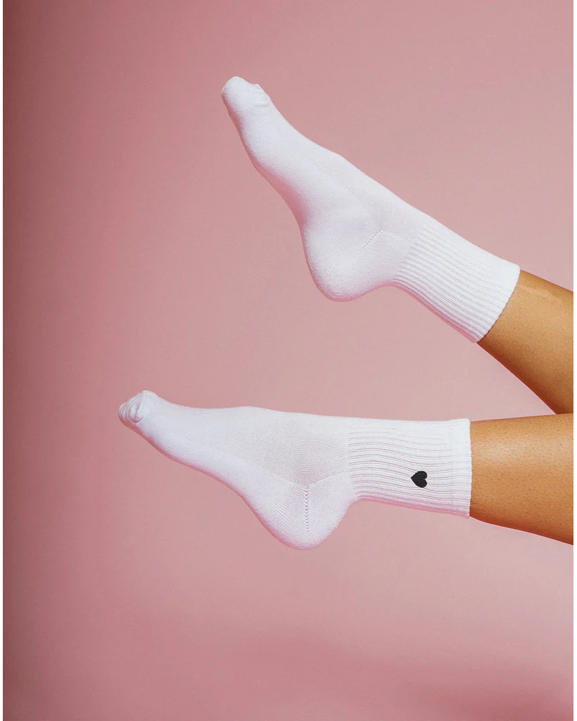 Brunette the Label Heart Cotton Socks - Image 2