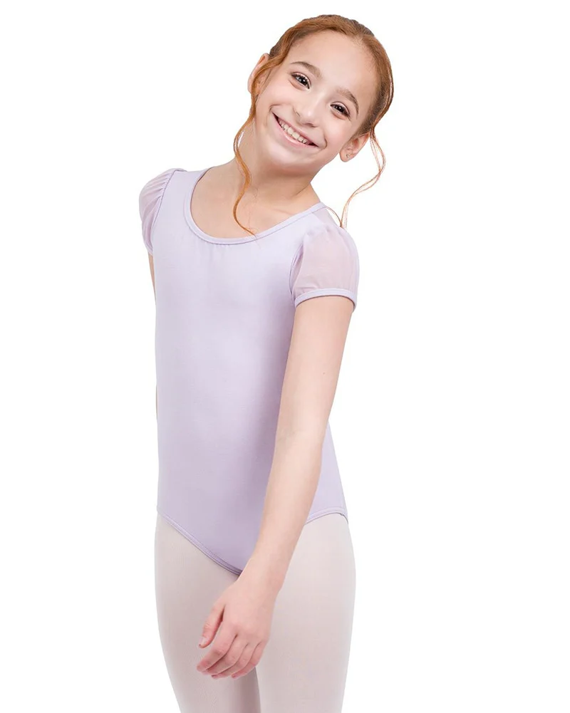 Capezio Mesh Puff Sleeve Leotard - 11311C Girls - Image 5