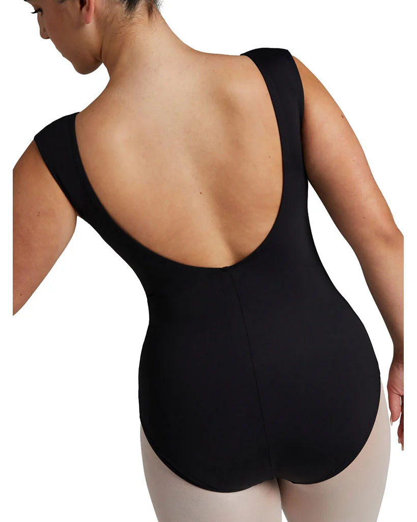 Capezio Soft Elegance Boat Neck Low Back Tank Leotard - EL105W Womens - Image 4