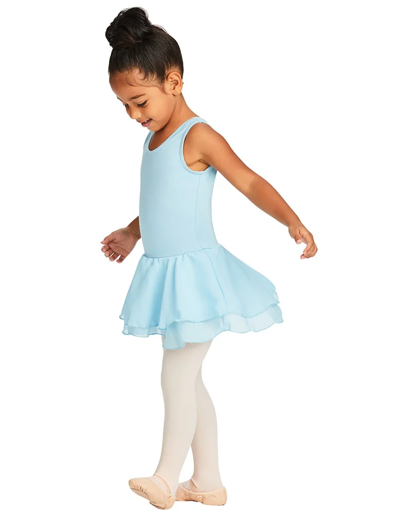 Capezio Double Layer Skirt Cotton Tank Ballet Dress - CC877C Girls - Image 3