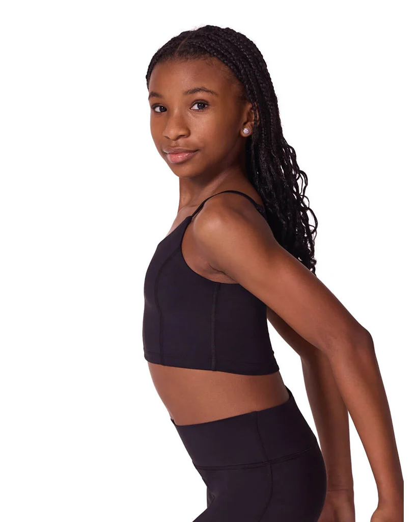Capezio Soft Elegance Dance Camisole Adjustable Strap Bra Top - EL110T Girls - Image 2