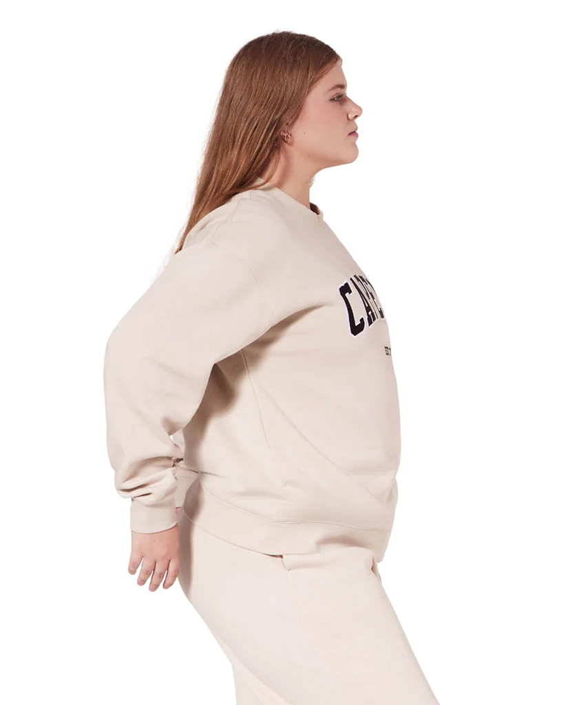 Capezio Established 1887 Crewneck Sweater - F6005U Womens - Oat - Image 2