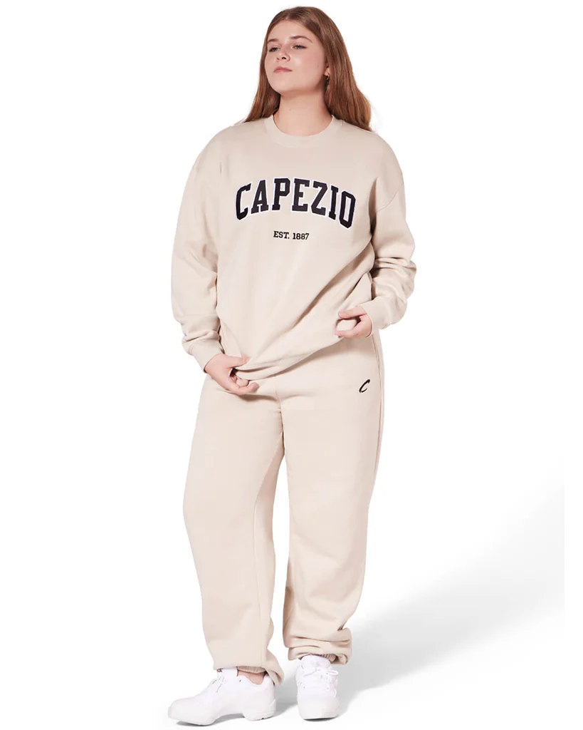 Capezio Established 1887 Crewneck Sweater - F6005U Womens - Oat - Image 5