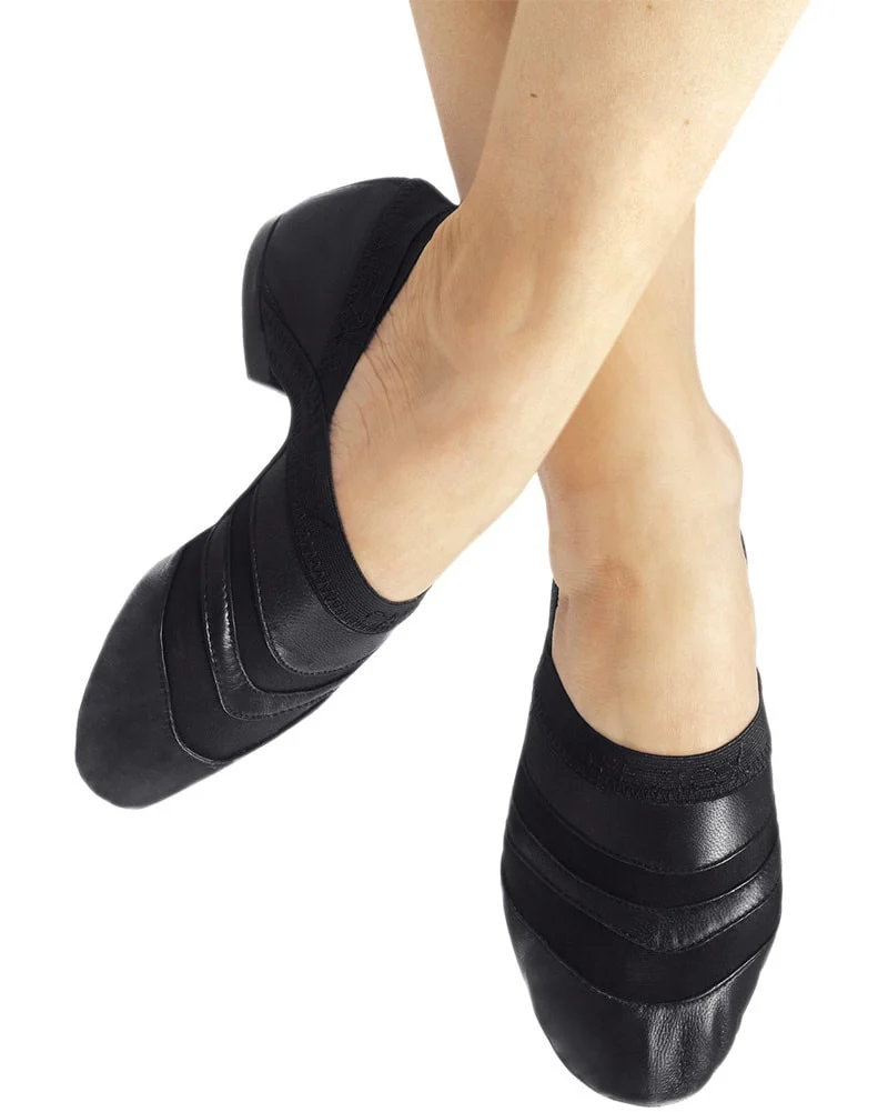 Capezio Freeform Leather Slip On Jazz Shoes - FF05 Womens - Image 2