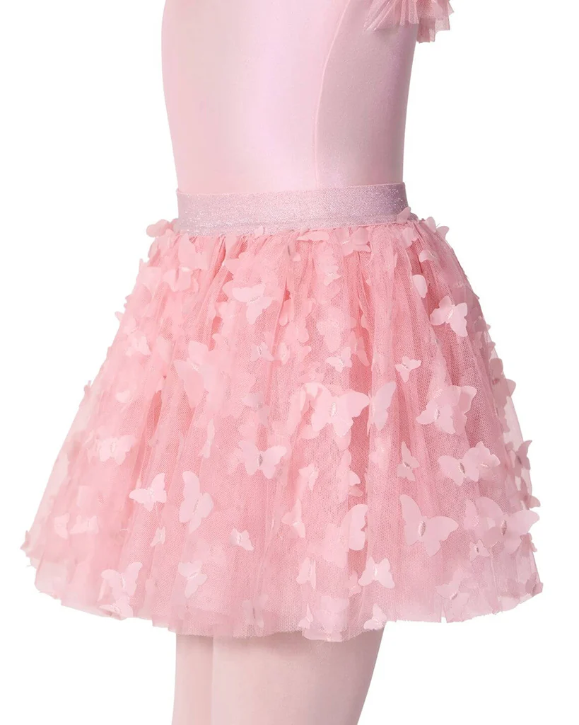 Capezio Float 3D Butterfly Tulle Pull-On Ballet Tutu - F12576C Girls - Image 3
