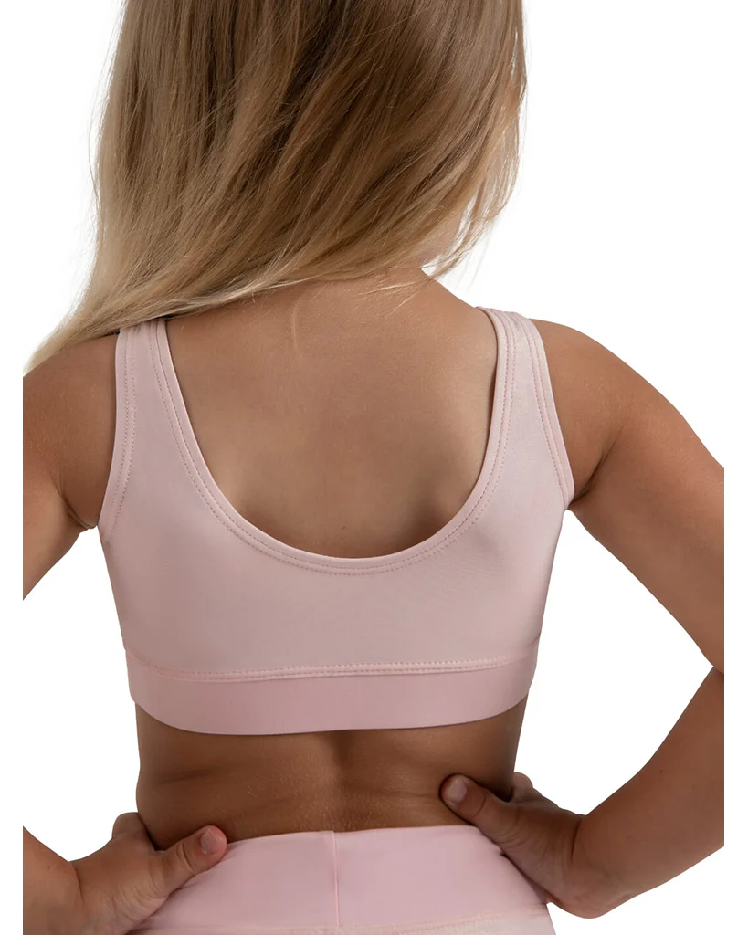 Capezio Freya Pinch Front Band Crop Top - 12284C Girls - Image 13