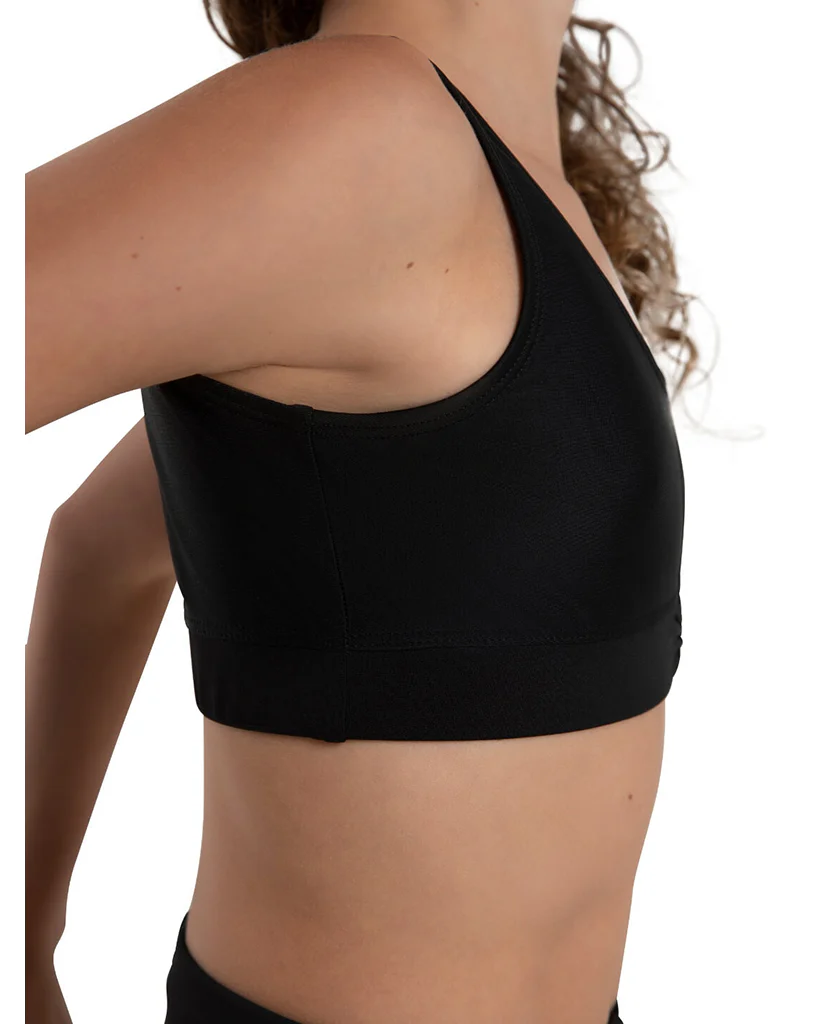 Capezio Freya Pinch Front Band Crop Top - 12284C Girls - Image 2