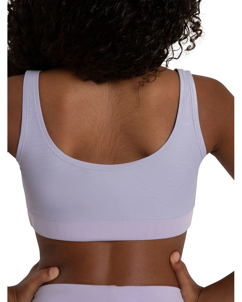 Capezio Freya Pinch Front Band Crop Top - 12284C Girls - Image 6