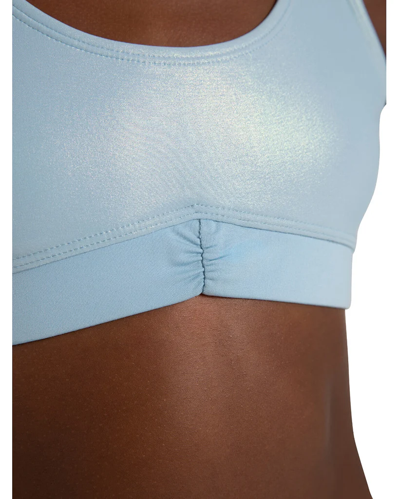 Capezio Freya Pinch Front Band Crop Top - 12284C Girls - Image 8