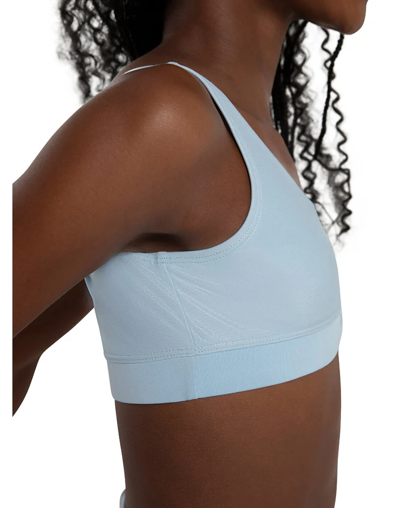 Capezio Freya Pinch Front Band Crop Top - 12284C Girls - Image 9