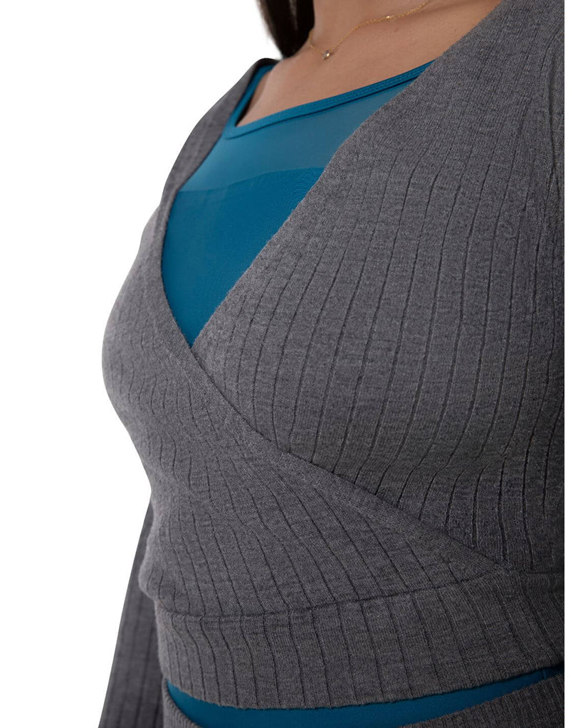 Capezio Harmonie Knit Ballet Crossover Sweater - CK11002W Womens - Image 2