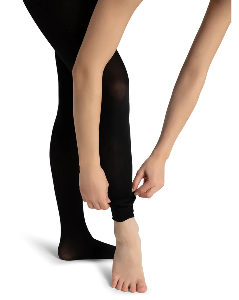 Capezio Ultra Soft Knit Waistband Transition Dance Tights With Back Seam - 1918W Womens - Image 3