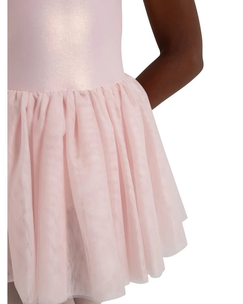 Capezio Wanderlust Voyage Metallic Flutter Sleeve Tank Tutu Ballet Dress - 12283C Girls - Image 6