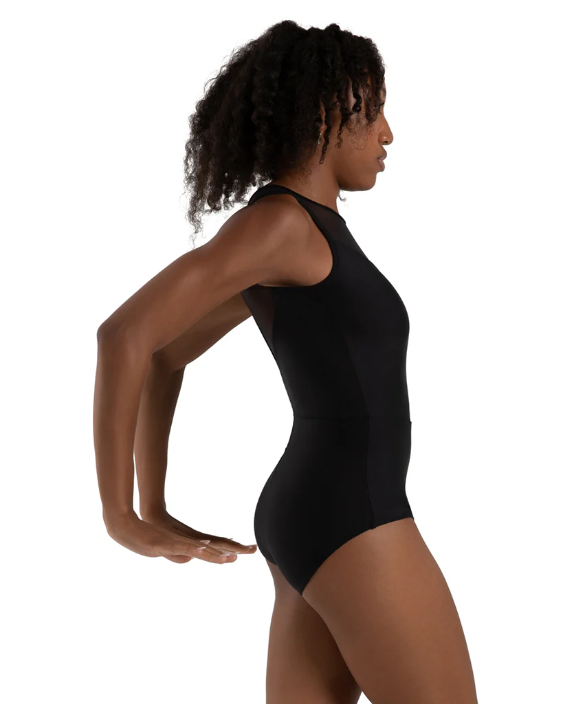 Capezio Yarrow Mesh Neckline Open Back Tank Leotard - 12269W Womens - Image 2