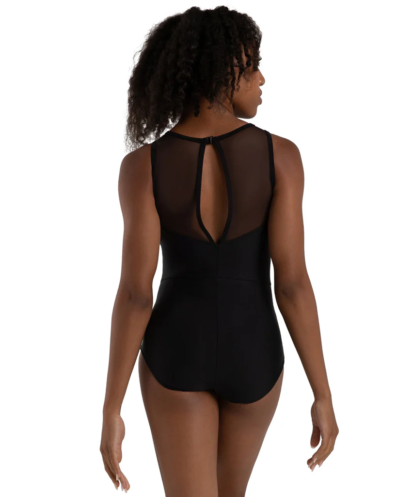 Capezio Yarrow Mesh Neckline Open Back Tank Leotard - 12269W Womens - Image 3