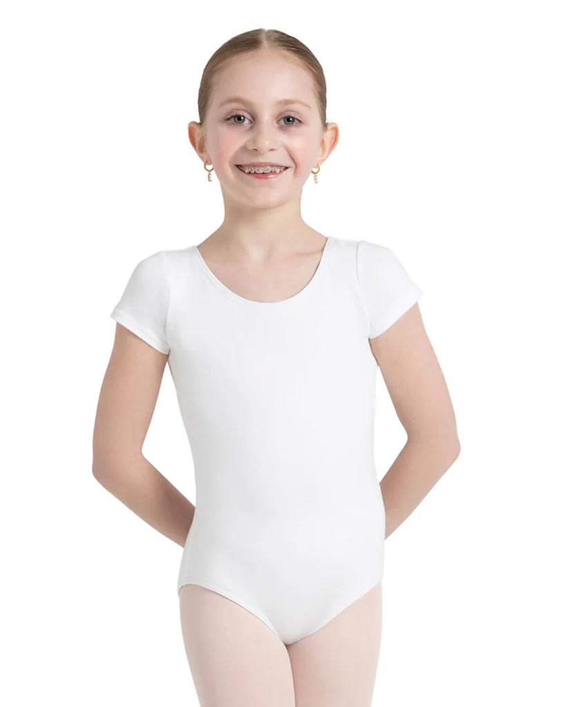 Capezio Classic Cotton Short Sleeve Leotard - CC400C Girls - Image 13