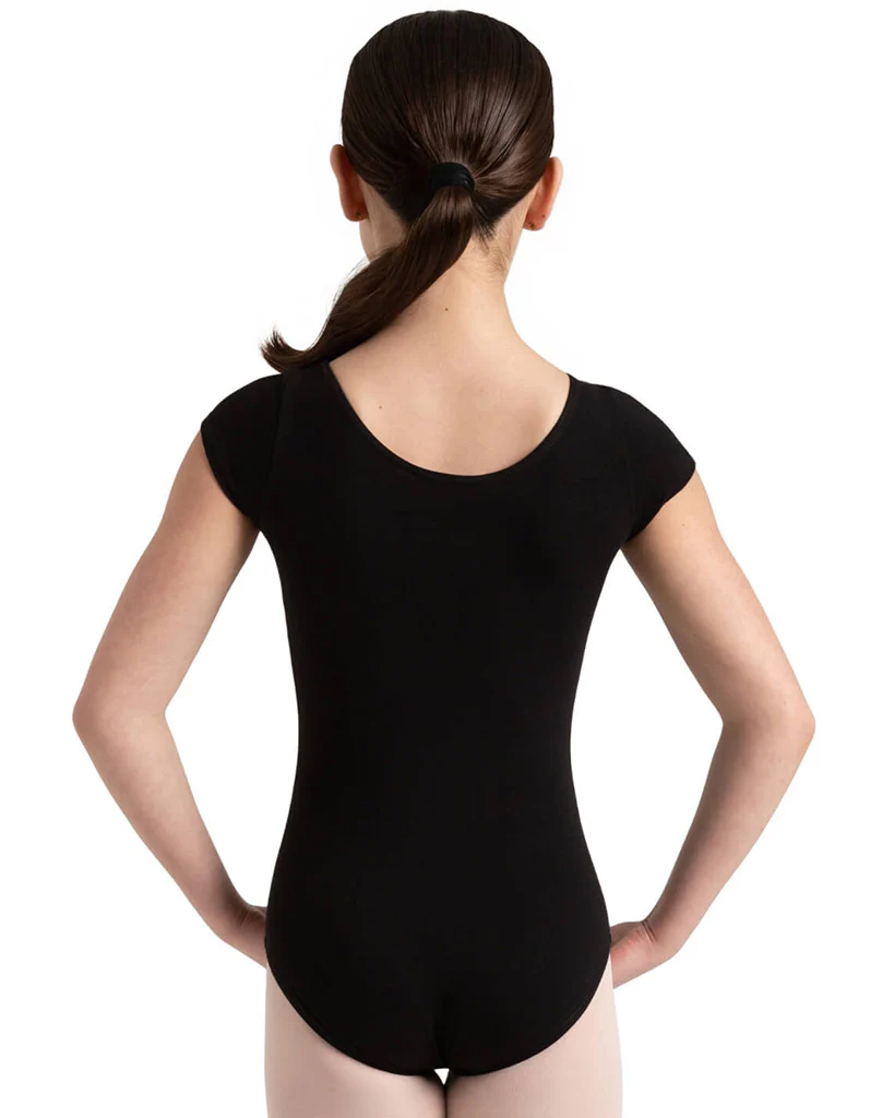 Capezio Classic Cotton Short Sleeve Leotard - CC400C Girls - Image 3