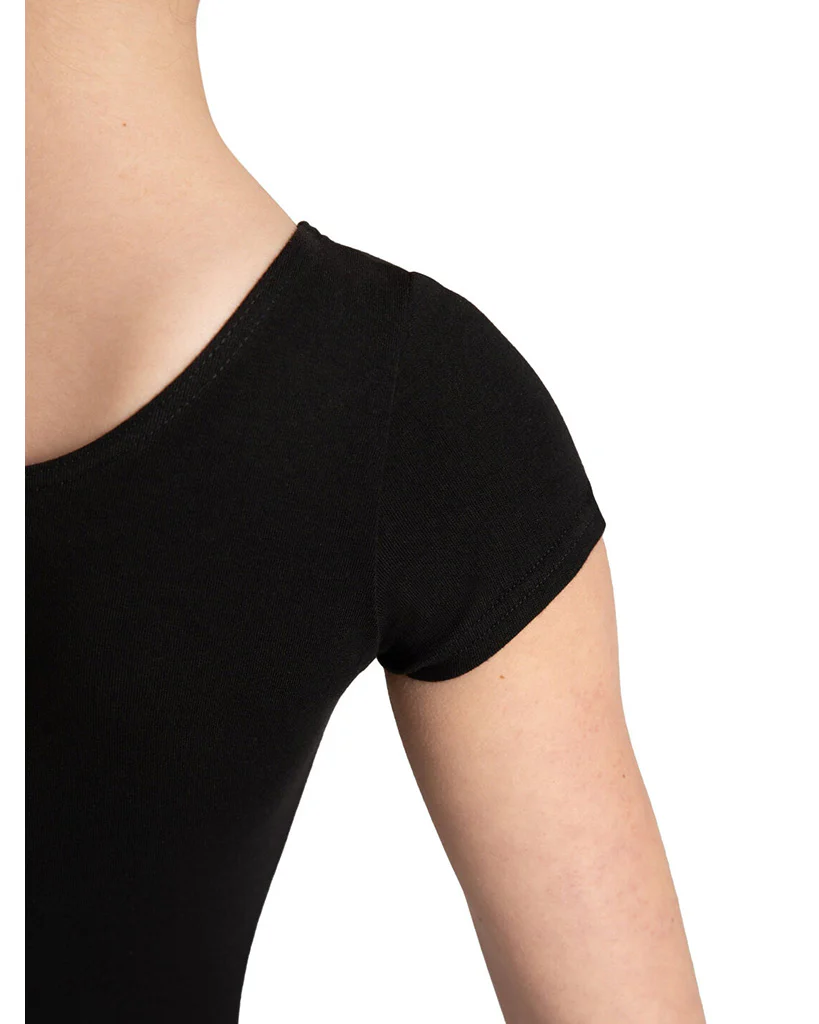 Capezio Classic Cotton Short Sleeve Leotard - CC400C Girls - Image 4