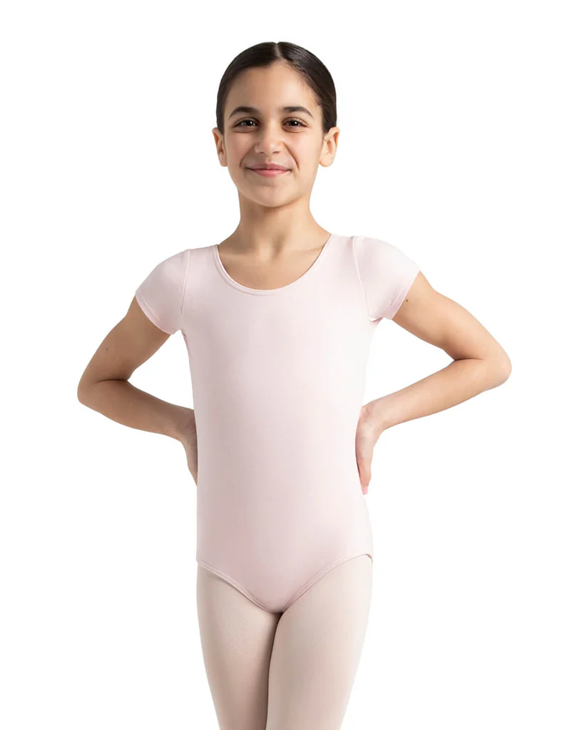 Capezio Classic Cotton Short Sleeve Leotard - CC400C Girls - Image 5