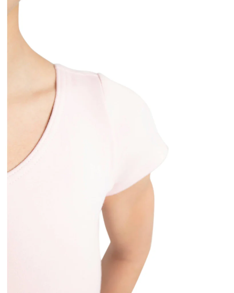 Capezio Classic Cotton Short Sleeve Leotard - CC400C Girls - Image 8
