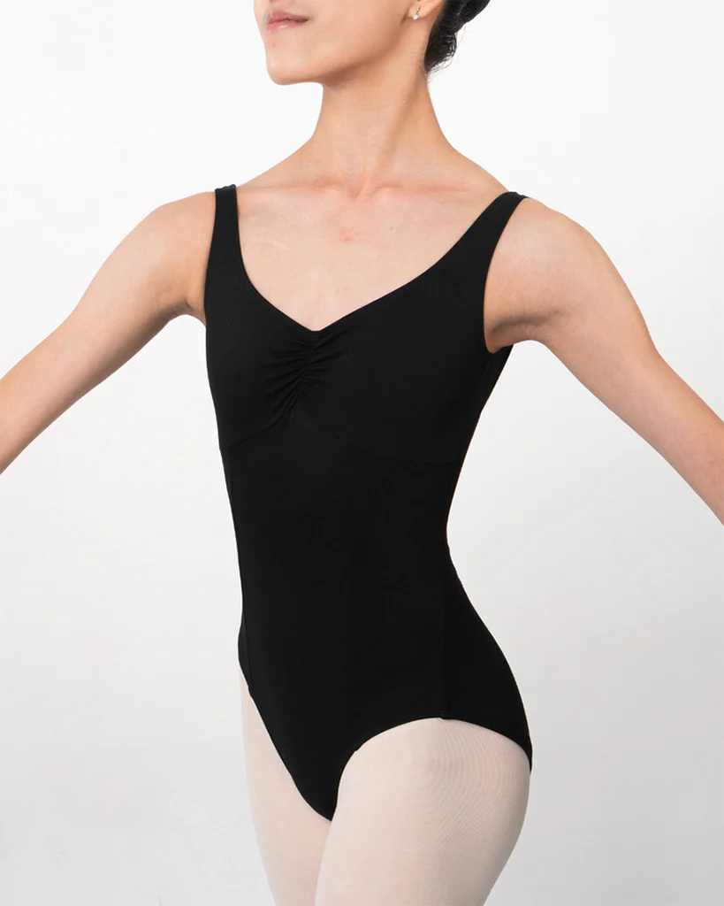 Claudia Dean World Belle Pinch Front Princess Seamed Low Back Tank Leotard - Womens - Image 4