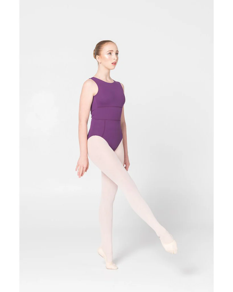 Claudia Dean World Giselle Signature Collection Boat Neck Square Back Tank Leotard - Girls - Image 4