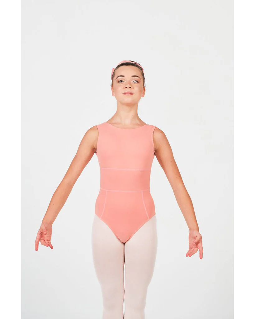 Claudia Dean World Giselle Signature Collection Boat Neck Square Back Tank Leotard - Girls - Image 5