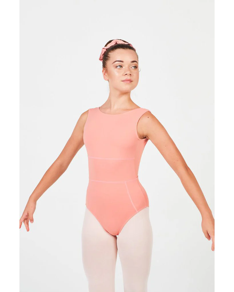 Claudia Dean World Giselle Signature Collection Boat Neck Square Back Tank Leotard - Girls - Image 6