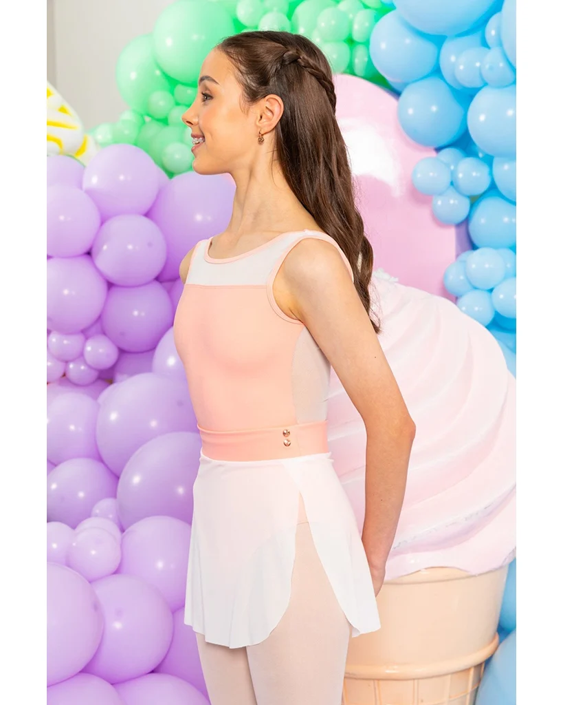Claudia Dean World Odile Ice Cream Collection Rose Gold Clip Seamed Wrap Skirt  - Womens - Image 5